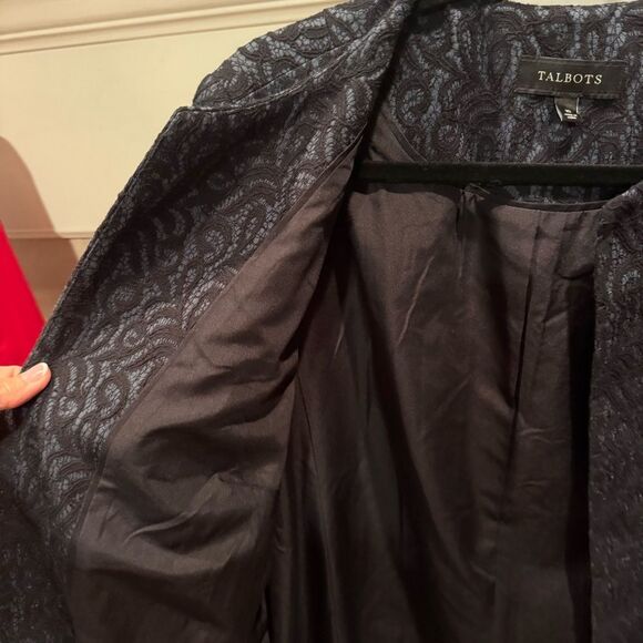 Talbots Long Blazer with Three-Quarter Sleeves Size 10 - Picture 2 of 5